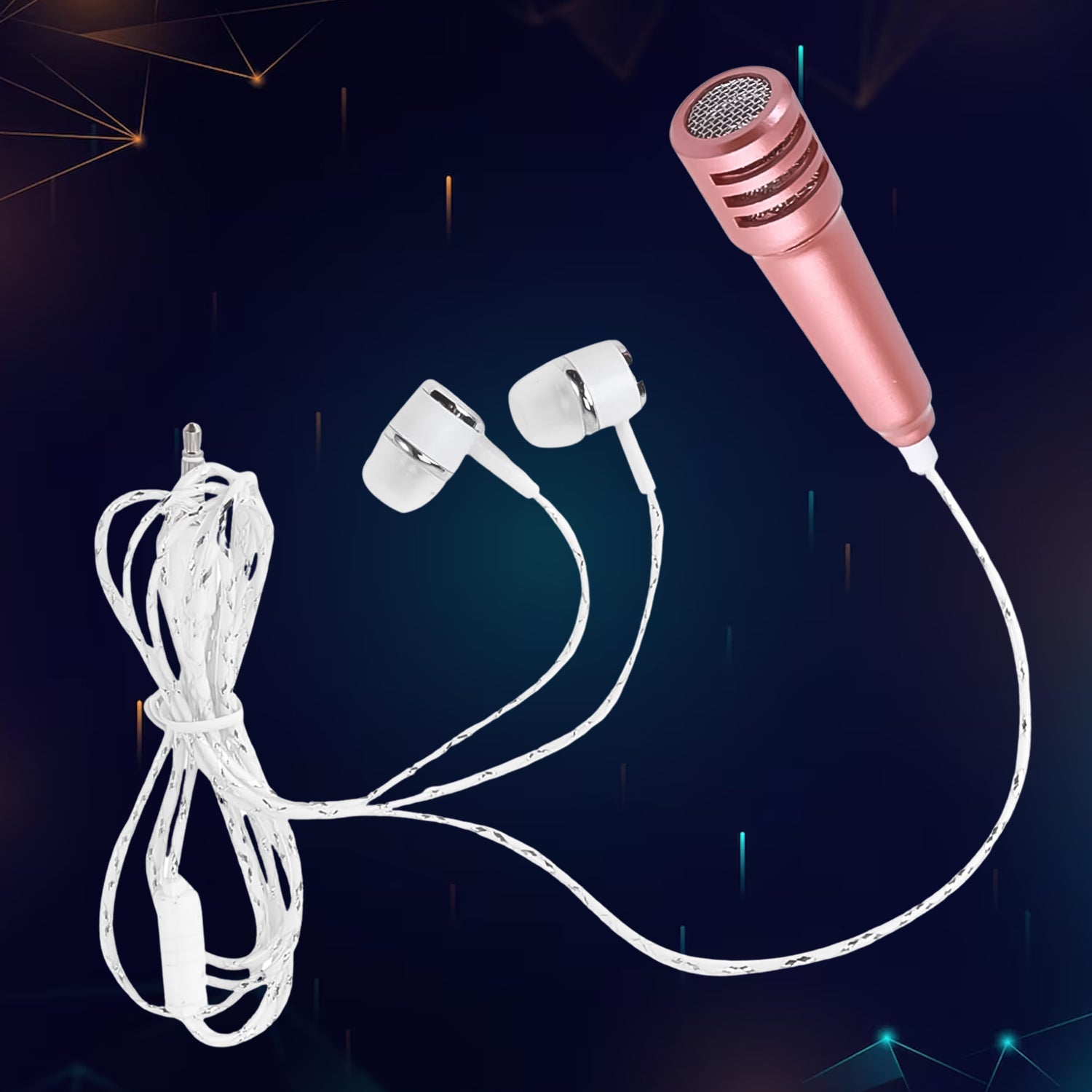 Mini Microphone Mic with Earphone for Voice Recording, Mike Mic Microphone with Handsfree for Mobile Computer, Headphone Handfree Earphone Usb Microphone Vocal Gift Miniature Children (1 Pc) Mini Microphone Mic with Earphone for Voice Recording, Mike Mic Microphone with Handsfree for Mobile Computer, Headphone Handfree Earphone Usb Microphone Vocal Gift Miniature Children (1 Pc)